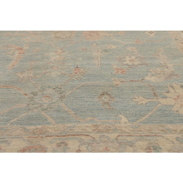 Early 21st Century Contemporary Pakistani Oushak Rug, 05'10 X 09'00 For Sale - Image 5 of 10