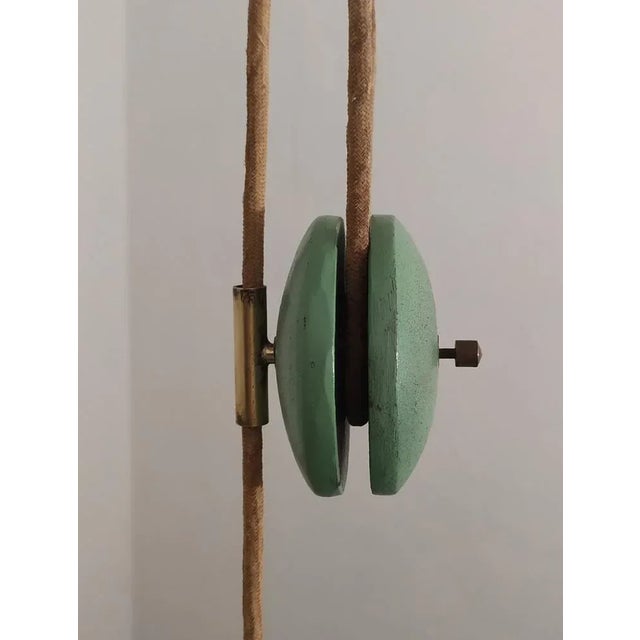 1950s Vintage Pendant Lamp by Angelo Lelli for Arredoluce, 1950 For Sale - Image 5 of 10