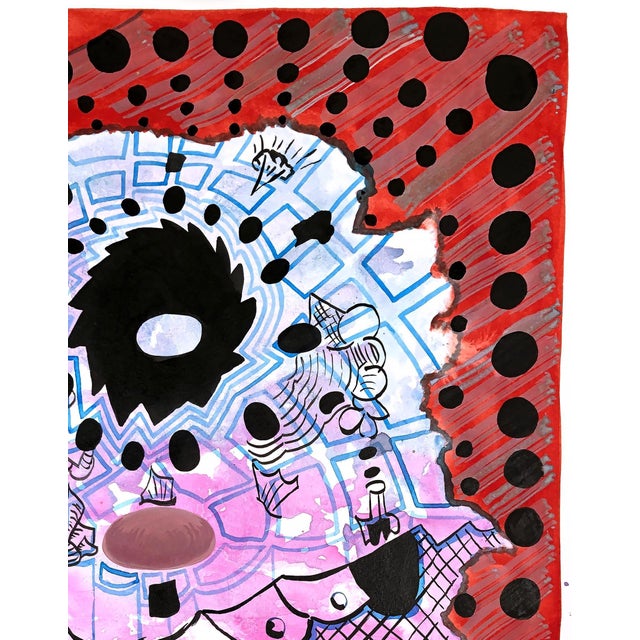 Max Manning “Untitled (PPR 367)” Contemporary Abstract Colorful Geometric Patterned Painting, 2022 For Sale - Image 4 of 7
