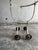 Vintage White Patina Iron Serving Trolley, 1950s For Sale - Image 12 of 13