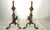 1940s Bennett Co. Chippendale Style Brass Andirons - a Pair For Sale - Image 10 of 10