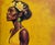Textile "Ambiance", Acrylic on Canvas Painting by Franklin Igwenagu For Sale - Image 7 of 8
