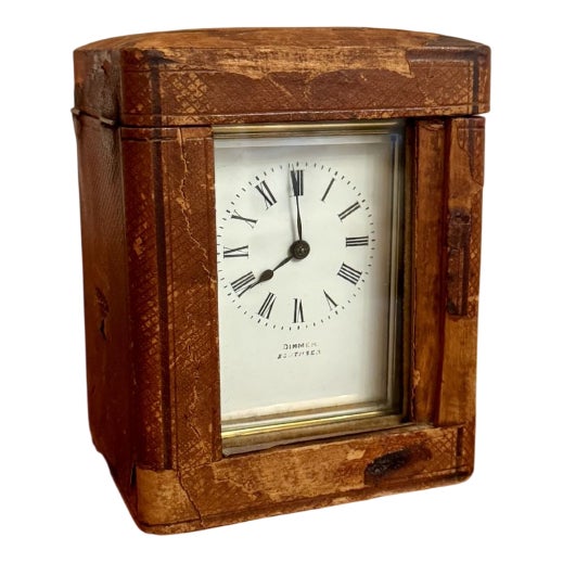 Antique Victorian Brass Carriage Clock, 1880 For Sale