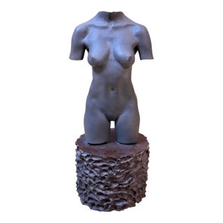 Robert Graham Reproduction Moca Torso Bronze Sculpture, Signed Juan For Sale
