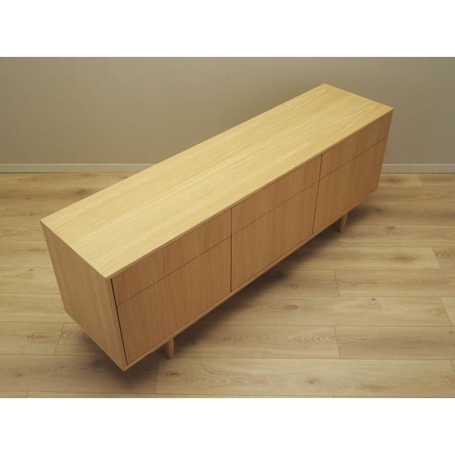 Wood Scandinavian Oak Wood Dresser For Sale - Image 7 of 10