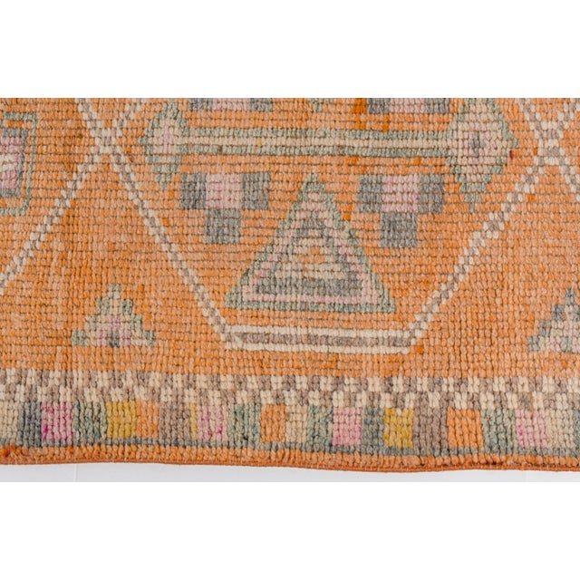 1950s 1950s Low Pile Wool Runner For Sale - Image 5 of 10
