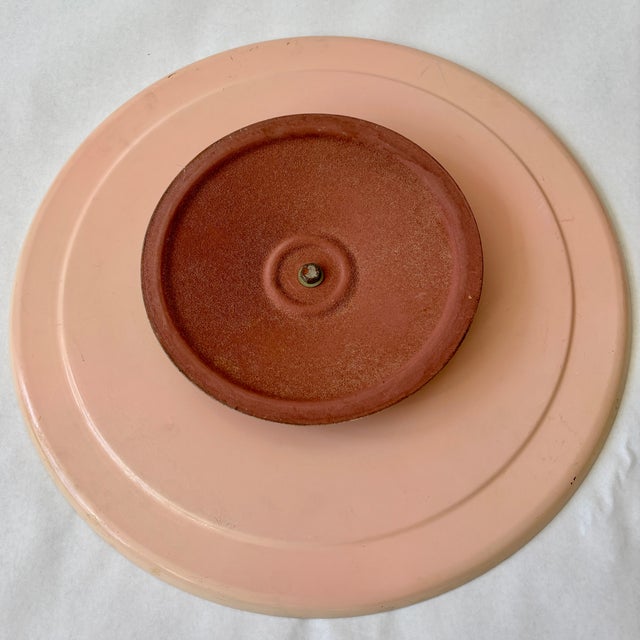 Dark Pink Mid Century Rio Grande Lazy Susan Chip & Dip Set- 8 Pieces For Sale - Image 8 of 10