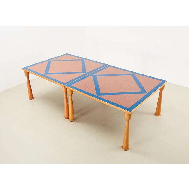 Light Yellow Filicudi Dining Table by Ettore Sottsass for Zanotta, Italy, 1993 For Sale - Image 8 of 11