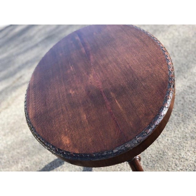 Victorian Side Table on Cabriole Feet For Sale - Image 12 of 14
