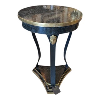 1980s Maitland Smith Tessellated Side Table For Sale