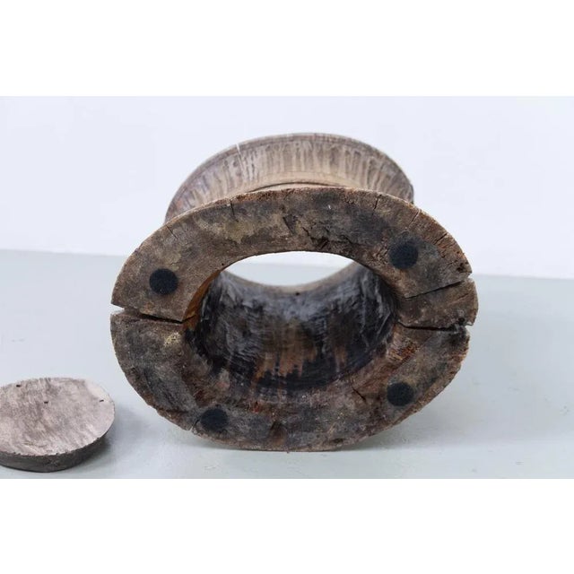 Antique Norwegian Kubbestol Stump Chair with Carvings, 1800s For Sale - Image 13 of 18