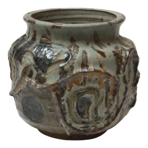 Large Studio Stoneware Planter by David Lane
