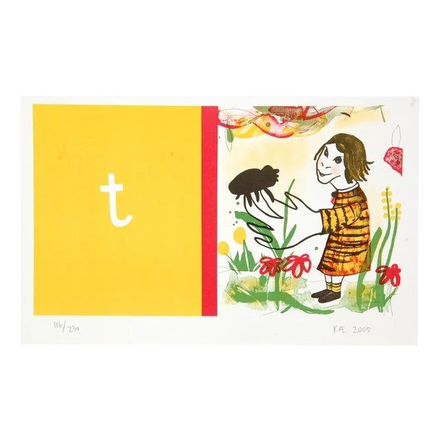 Katrine Ærtebjerg, Composition, Lithograph For Sale