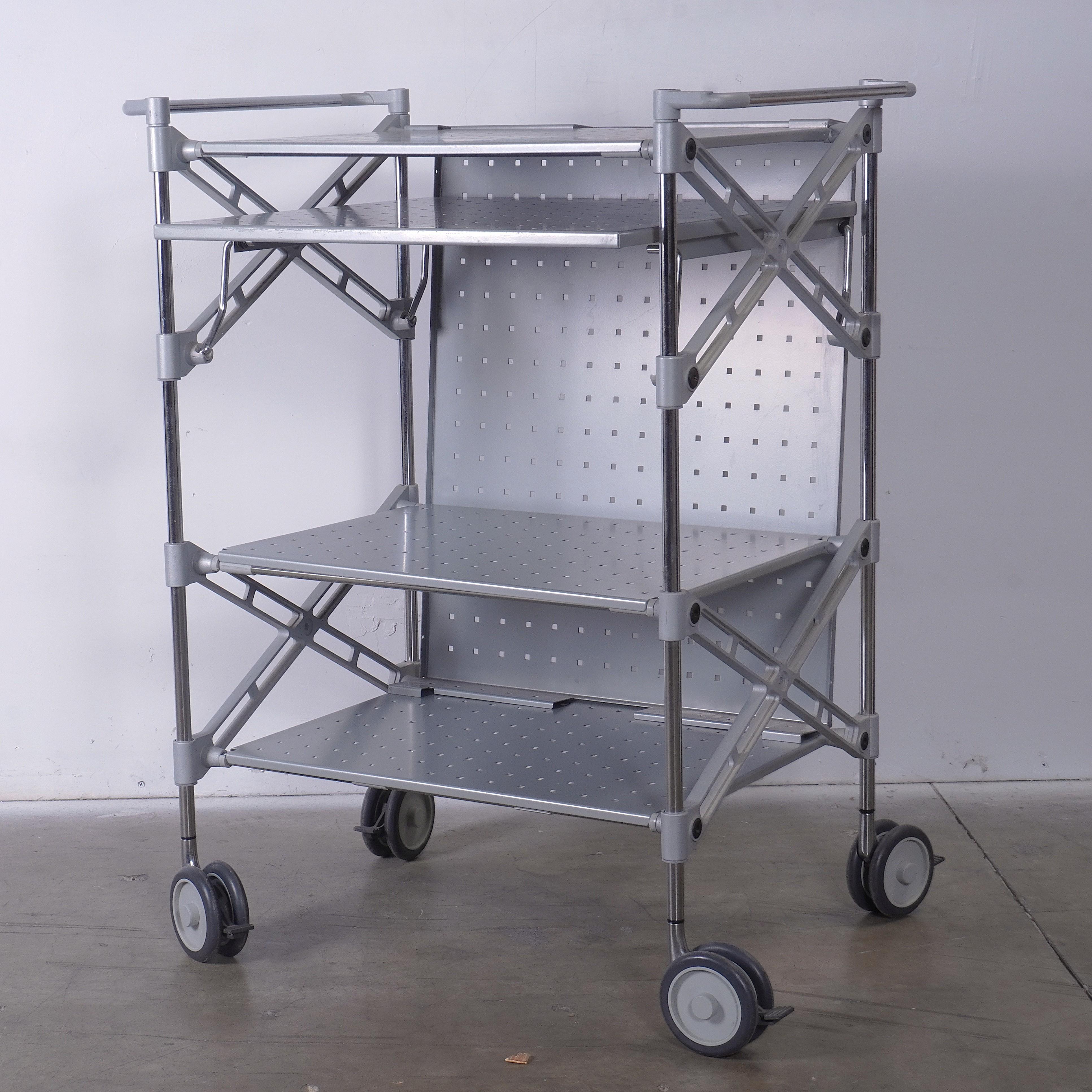 Kartell Oxo Trolley Computer Cart by Antonio Citterio, Attributed