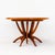 1960s Monumental Mid Century Modern Expandable Pedestal Base Dining Table in Walnut For Sale - Image 5 of 15