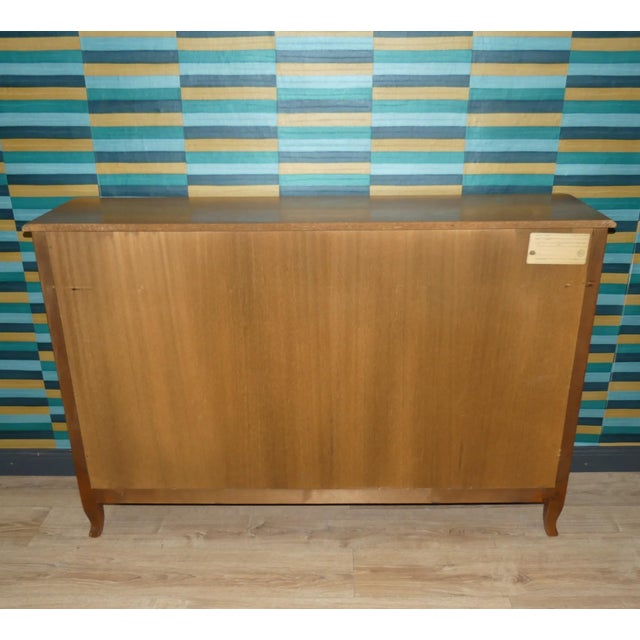 Wood Chippendale Double Shelf Bookcase, 1960s For Sale - Image 7 of 15