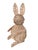Crate & Barrel Woven Wicker Rattan Easter Bunny Rabbit For Sale - Image 4 of 11