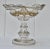 Antique Bohemian Unsigned Moser Cut Crystal Compote Bowl W/Gold Details For Sale - Image 10 of 12