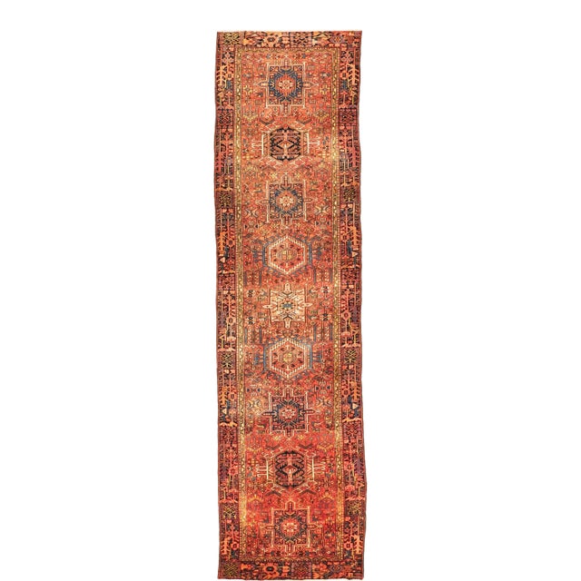 Vintage Persian Karaja Runner. 3'10"x 15'3" For Sale