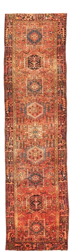 Vintage Persian Karaja Runner. 3'10"x 15'3"