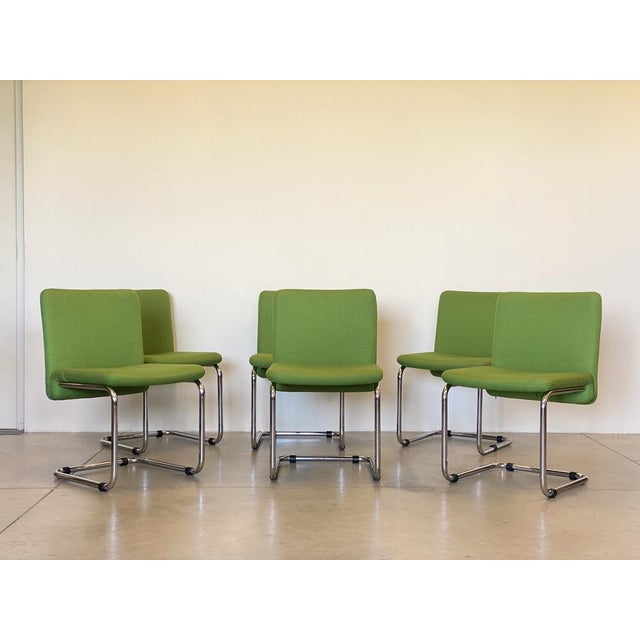 Vintage Chromed Steel Chairs, 1970s, Set of 6 For Sale - Image 13 of 13