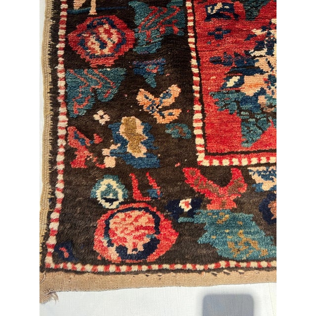 1900s Antique Karabagh Rug 7.7x3.11 For Sale - Image 4 of 5
