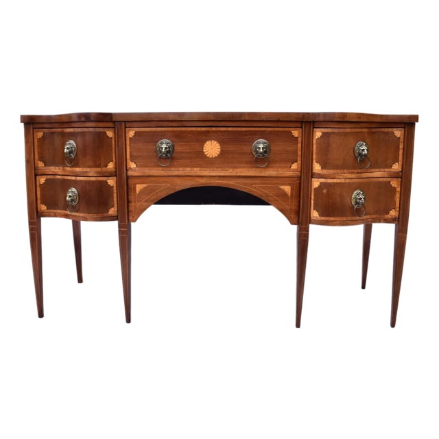 Mahogany Hepplewhite Sideboard With Satinwood Inlay For Sale - Image 13 of 13