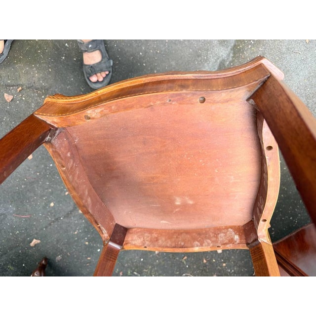 Early 20th Century Edwardian Style Scalloped Top Tray Table. For Sale - Image 14 of 14