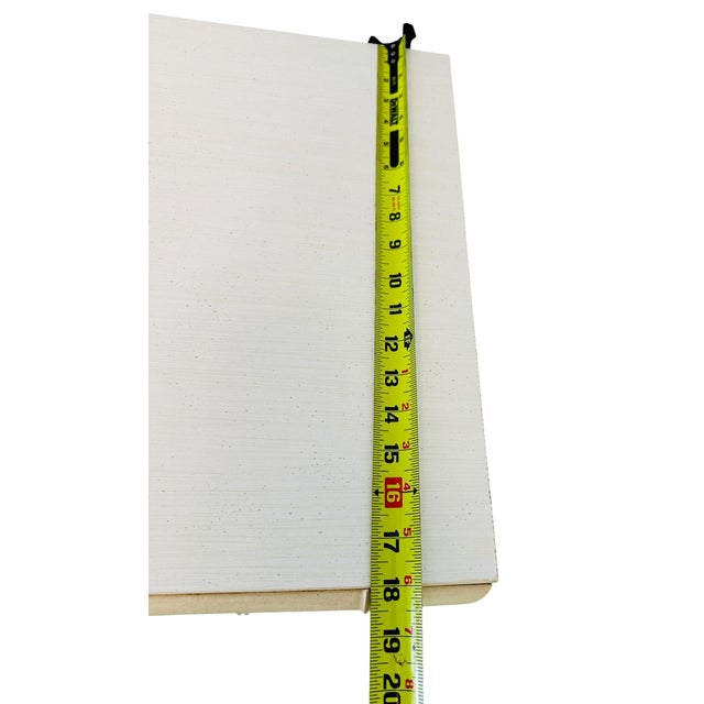 Vintage Dixie Aloha Faux Bamboo 3-Drawer Bachelor’s Chest - Original Cream Finish - Palm Beach Regency For Sale - Image 9 of 12