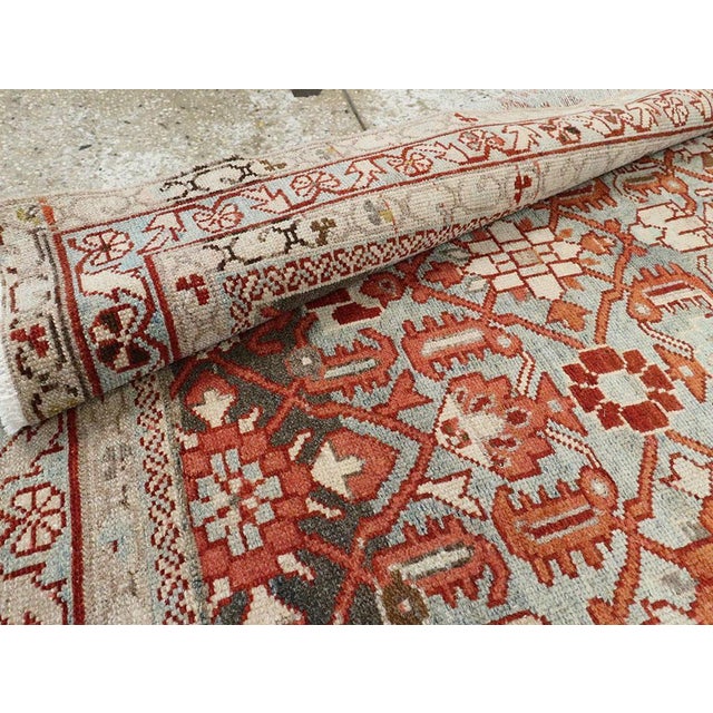 Textile Galerie Shabab Collection Mid-20th Century Persian Malayer Accent Rug For Sale - Image 7 of 7