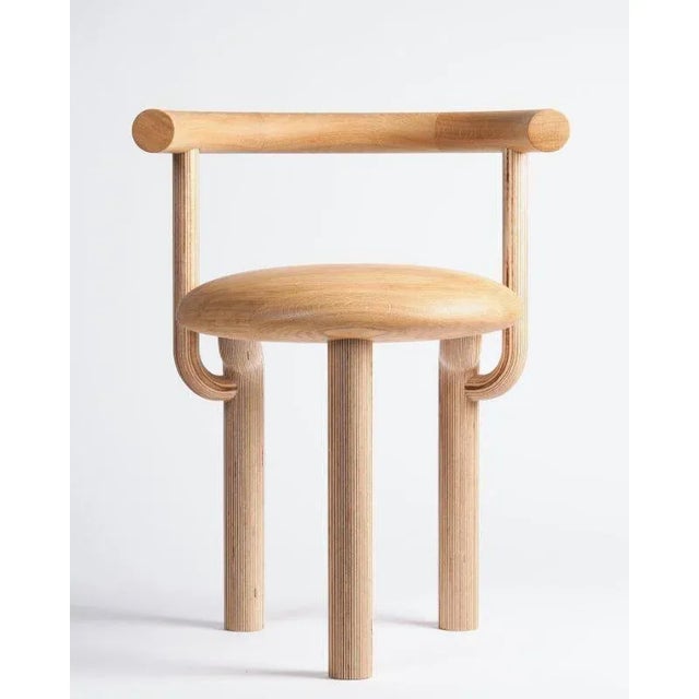 Set of 2, Sieni chairs by Made By Choice with Michael Yarinsky Dimensions: 40 x 40 x 65 cm Materials: solid oak, birch...