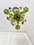 Mid-Century Floral Bouquet 3-Light Chandelier in Green Painted Tole Metal, 1960s For Sale - Image 9 of 16