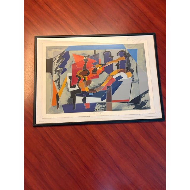 Created by Ugo Nespolo, a master of contemporary Italian art, this splendid limited edition serigraph brings a vibrant and...