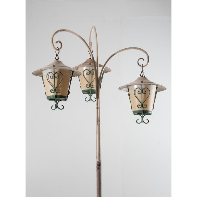 Gray Vintage Italian Ravello Floor Lamp, 1940s For Sale - Image 8 of 9