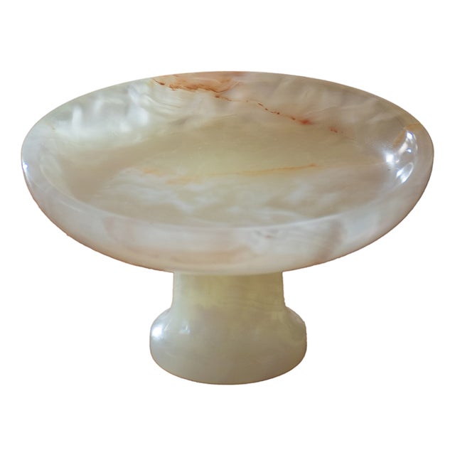 Light Green Onyx Decorative Bowl from Forzini For Sale