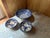 Vintage Moroccan Safi Pottery Nesting Bowl Set in Hand-Painted Cobalt Blue, 1950, Set of 3 For Sale - Image 11 of 17