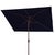 Spritely Home Kamen 6.5Ft X 10Ft Auto Tilt Rectangle Market Umbrella, Navy For Sale - Image 4 of 5