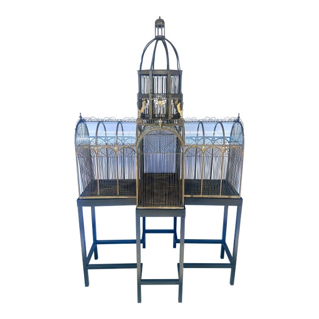 Turn of the Century Antique St Paul Cathedral Bird Cage For Sale