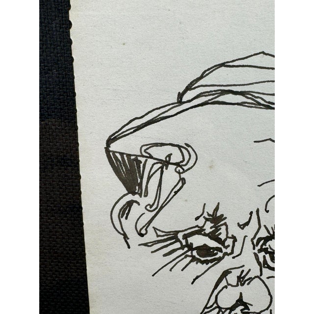 White Vintage Paul Shimon New York Abstract Mixed Media Art - 20x17 For Sale - Image 8 of 12