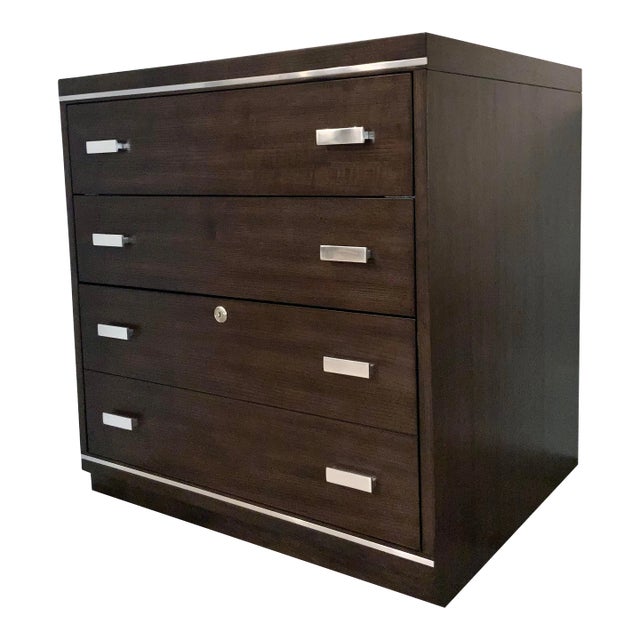 Modern Java Finished Wood Lateral File Cabinet For Sale