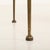 Mid-Century Italian Glass and Brass Table in the style of Gio Ponti, 1970s For Sale - Image 11 of 12