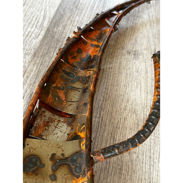 1980s Large EisenArt Handmade Steel Lizard Sculpture by Isa Cooley & Axel Soldwedel, Sedona For Sale - Image 10 of 12