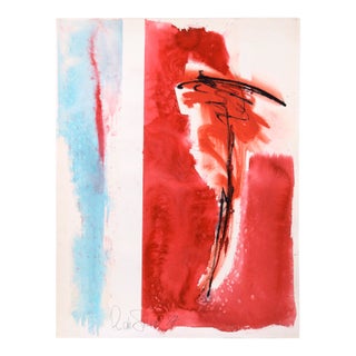 Verticality - Abstract Expressionist Composition by Ricardo De Silva For Sale