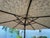 2020s Brown Jordan Roma Table Frame and Weighted Umbrella Base With Canvas Umbrella For Sale - Image 5 of 15