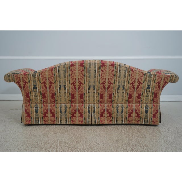 Kindel Rolled Arm Upholstered Camelback Sofa For Sale - Image 13 of 18