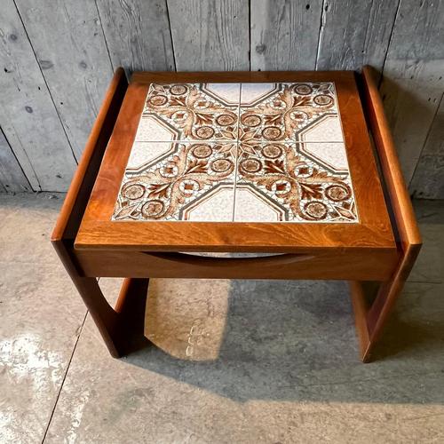 Teak Tiled Side Table from G-Plan For Sale - Image 6 of 7