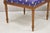 Antique French Louis XVI Style Carved Walnut Lyre Harp Corner Lounge Chair Pair For Sale - Image 11 of 12