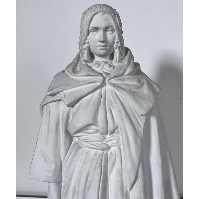 White Pavel Kamensky, People of Russia Series: Lezgin Woman, 1890s, Porcelain For Sale - Image 8 of 18