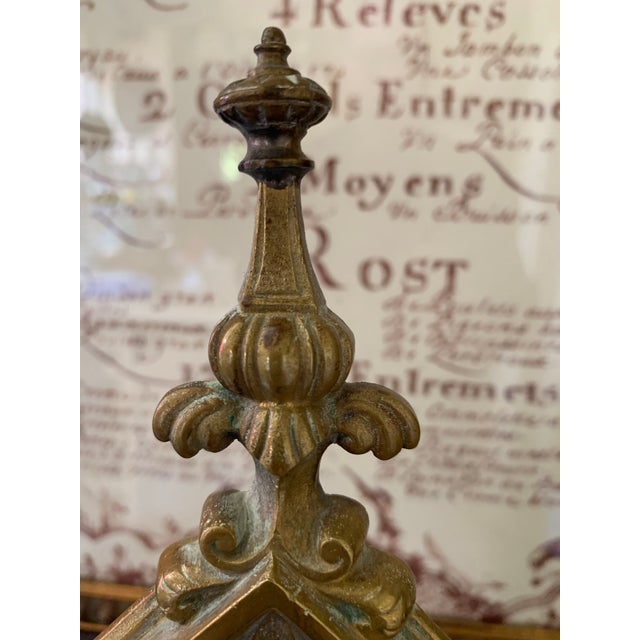 Brass 19th Century Brass Reliquary With Intaglio For Sale - Image 8 of 11