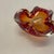 Murano Glass Red-Yellow Bowl Element Shell Ashtray Murano, Italy, 1970s For Sale - Image 4 of 18